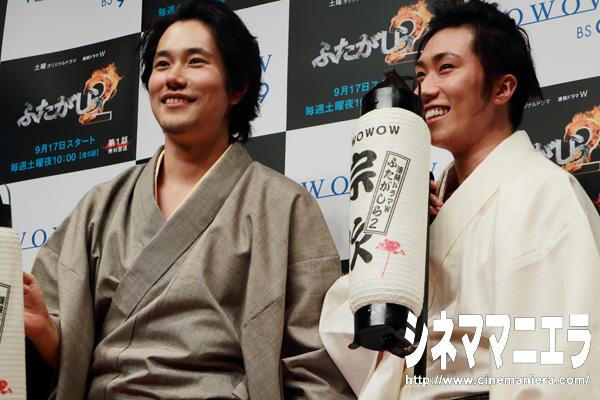 弁蔵と宗次のバディぶりを生再現！WOWOW連続ドラマW「ふたがしら2」完成披露試写会舞台あいさつ