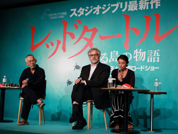 映画『レッドタートル ある島の物語』完成報告会見の雰囲気