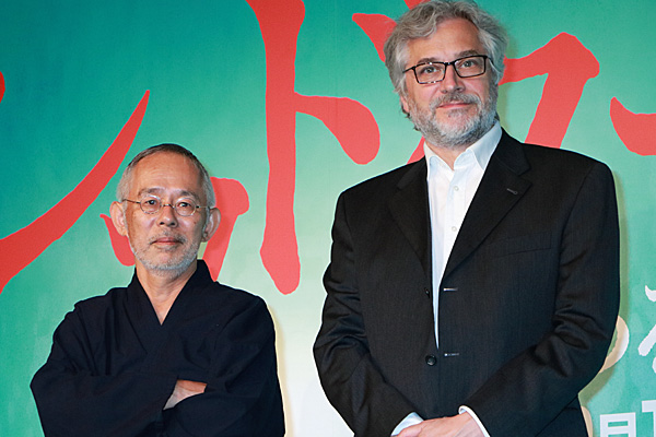 映画『レッドタートル ある島の物語』完成報告会見フォトセッションにて