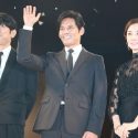 原田泰造、織田裕二、吉田羊、映画『ボクの妻と結婚してください。』完成披露試写会にて