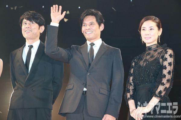 原田泰造、織田裕二、吉田羊、映画『ボクの妻と結婚してください。』完成披露試写会にて