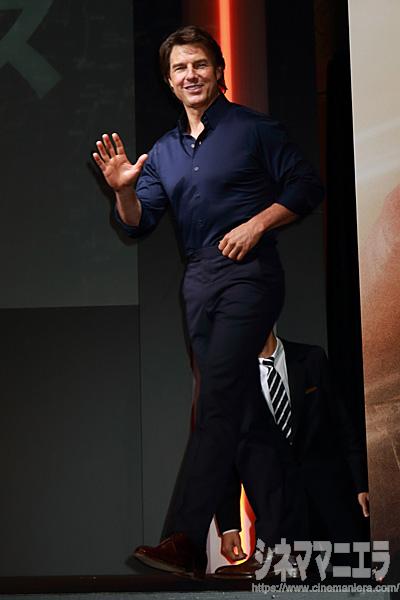 トム・クルーズが会見に登場！　映画『ジャック・リーチャー NEVER GO BACK』