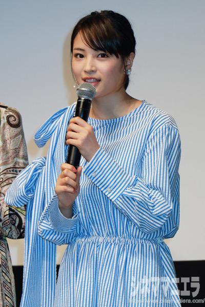 広瀬すず、映画『チア☆ダン』完成披露試写会にて