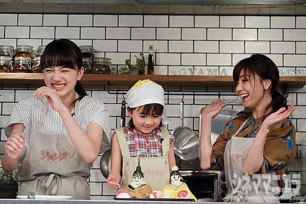 新津は倉科作のお内裏様に「100点!」と太鼓判も、清原との共作のおひなさまには「80点!卵が破れたりしたから20点引いたの」と辛口