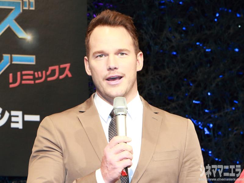 初来日した俳優クリス・プラット