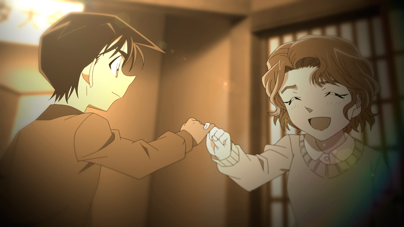 西の名探偵・服部平次と新キャラクター・大岡紅葉