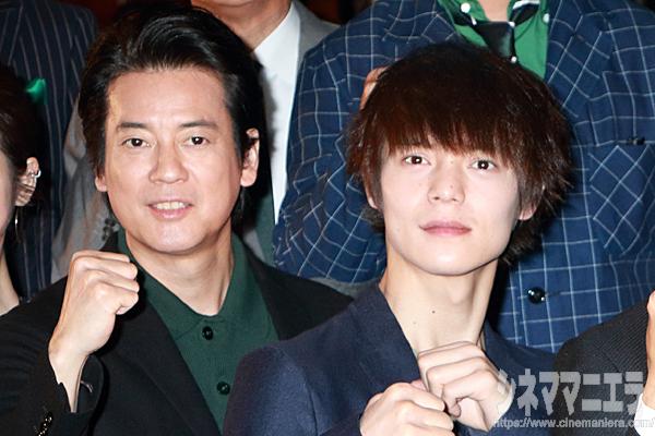 唐沢寿明×窪田正孝、映画『ラストコップ THE MOVIE』初日舞台挨拶にて