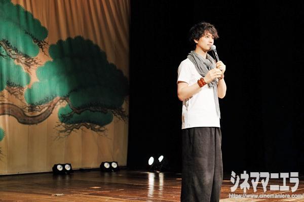斎藤工（齊藤工）、cinéma bird（移動映画館）in 熊本2017にてご挨拶