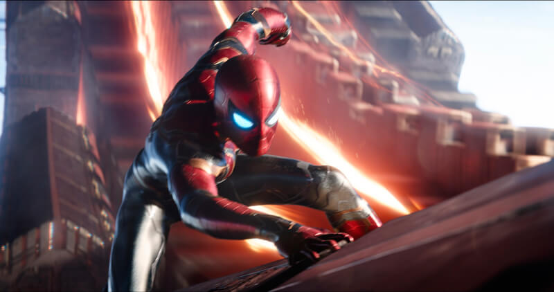 スパイダーマン、『アベンジャーズ／インフィニティ・ウォー』場面写真