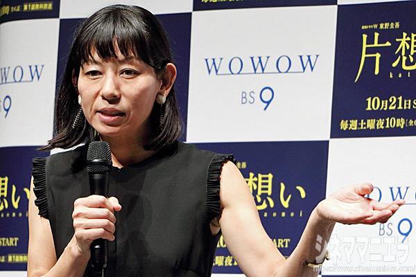 永田琴監督「難しかった。ジェンダーのテーマは大きくて、個人差・時代・世代により異なる。」東野圭吾作品「分身」「変身」そして「片想い」を手がけた。