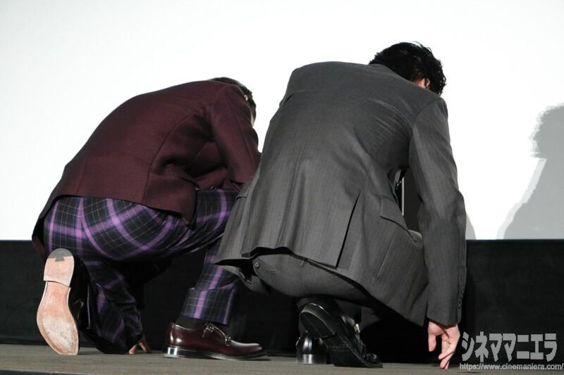 菅田はヒューマンビートボックスを、桐谷はラップを即興披露。