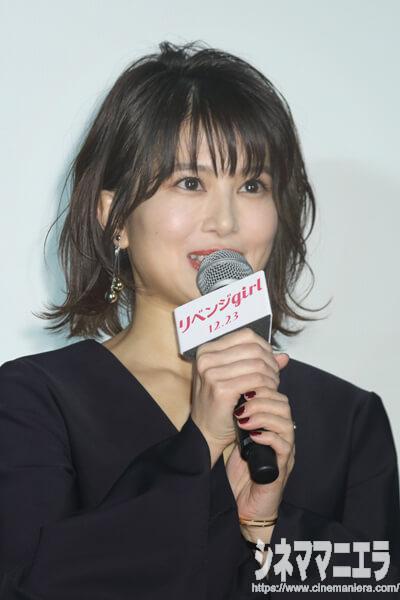 佐津川愛美、映画『リベンジgirl』完成披露イベント