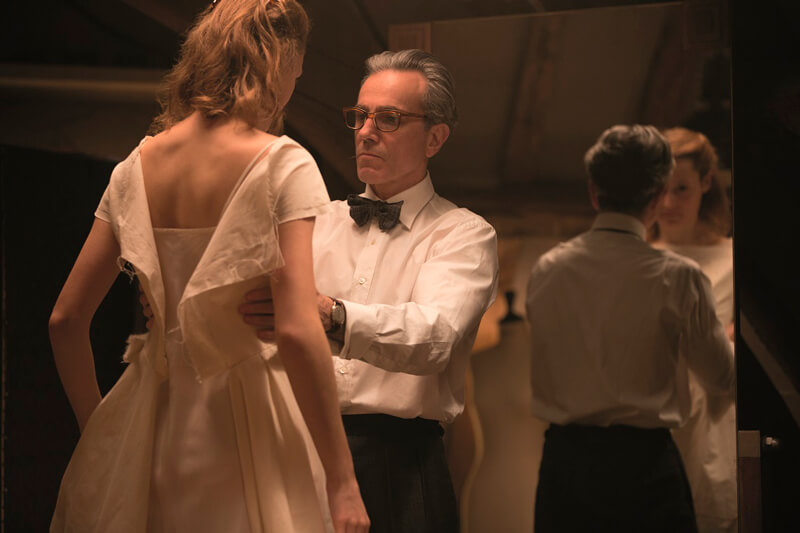 ダニエル・デイ＝ルイスとヴィッキー・クリープス、映画『ファントム・スレッド』（Phantom Thread）より