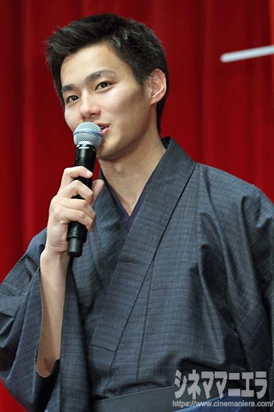 野村周平、映画『ちはやふる －結び－』の完成披露試写会にて