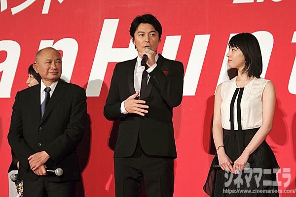 福山雅治、桜庭ななみ、ジョン・ウー監督