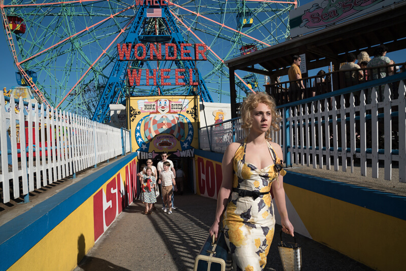 映画『女と男の観覧車』（原題 Wonder Wheel ）は、１９５０代のコニーアイランドを舞台に描く男女の恋物語