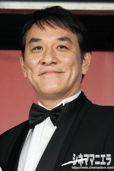 ピエール瀧、映画『孤狼の血』完成披露試写会フォトコールにて