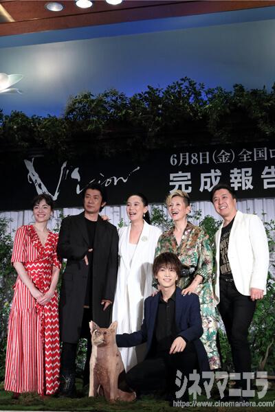 映画『Vision』完成報告会見　＠ホテル雅叙園東京