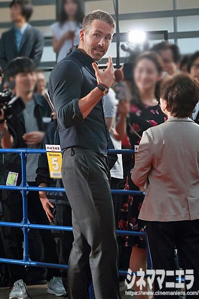 ライアン・レイノルズ、サウンドバイツに応じる