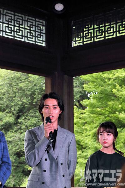 山﨑賢人、新宿御苑を訪れるのはこの日が初めて