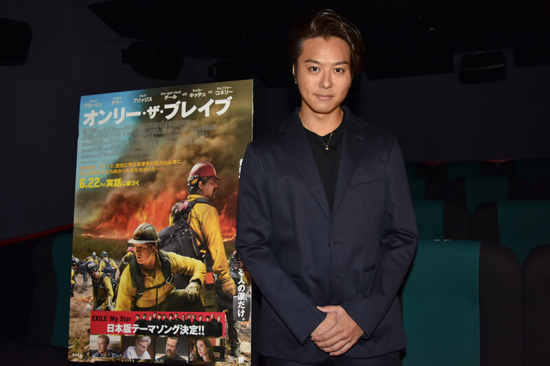 TAKAHIROが『オンリー・ザ・ブレイブ』は「心が震える映画」と絶賛