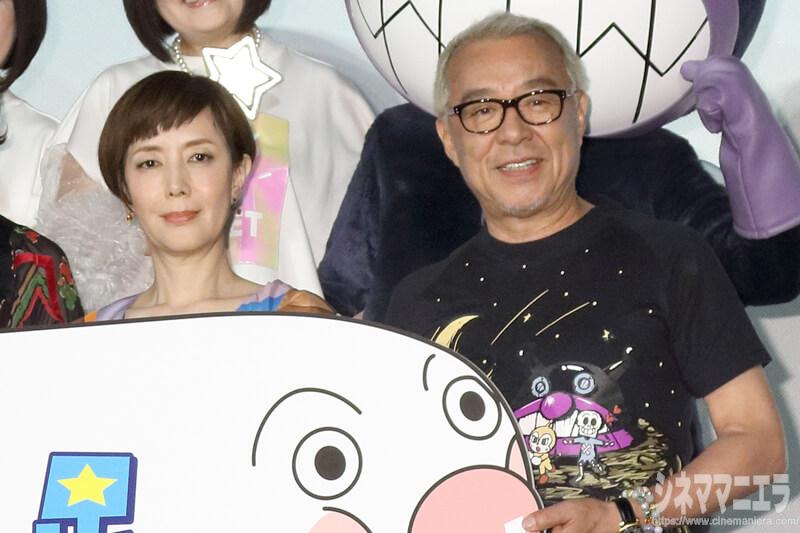 左から戸田恵子、中尾隆聖