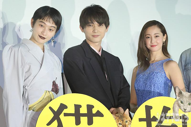 左からコムアイ(水曜日のカンパネラ)、沢尻エリカ、吉沢亮