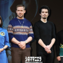 左から山崎直子、ライアン・ゴズリング、デイミアン・チャゼル、前澤友作