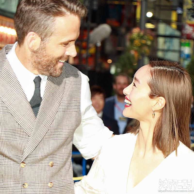 ライアン・レイノルズと忽那汐里は『デッドプール2』で共演