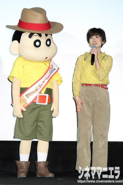 おそろいコーデの小林由美子としんちゃん