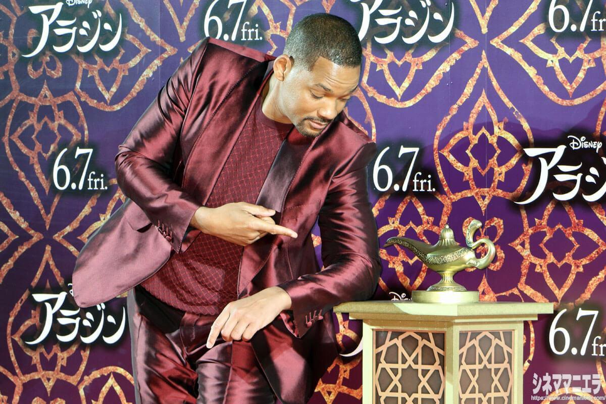 ランプの魔神ジーニーを演じたウィル・スミス
