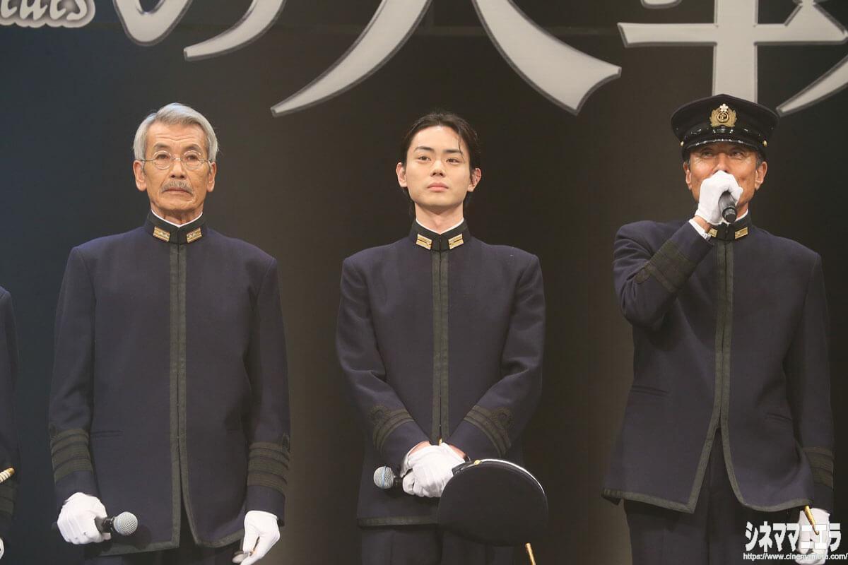 田中泯、菅田将暉、舘ひろし