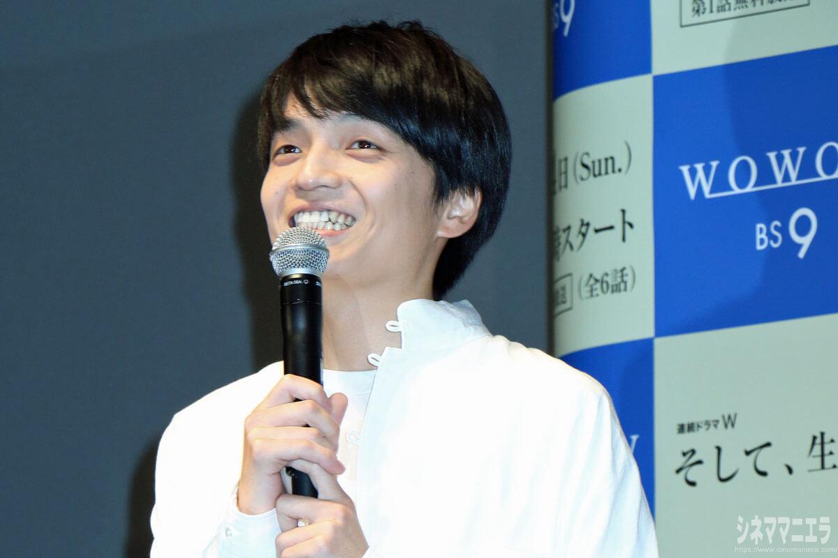 岡山天音、WOWOW「連続ドラマW そして、生きる」完成披露試写会舞台挨拶