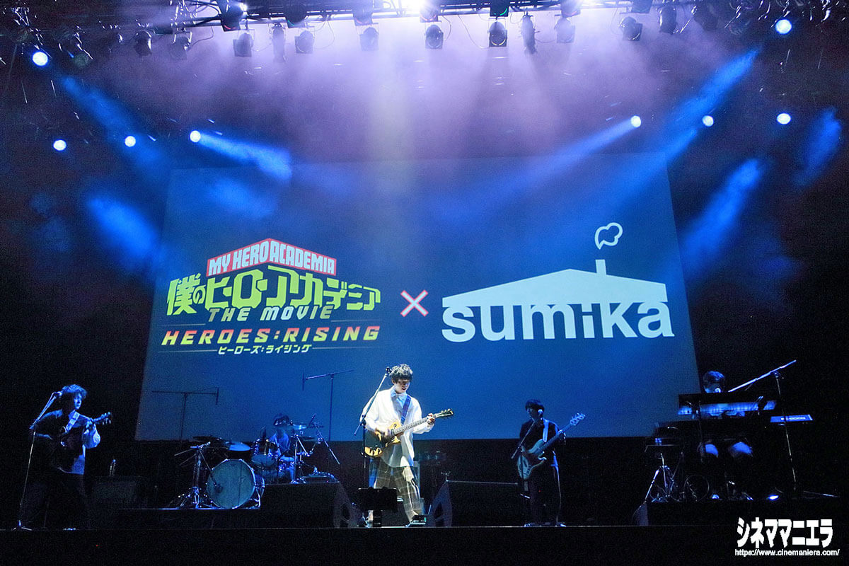 sumika 主題歌「ハイヤーグラウンド」を初ライヴ披露！