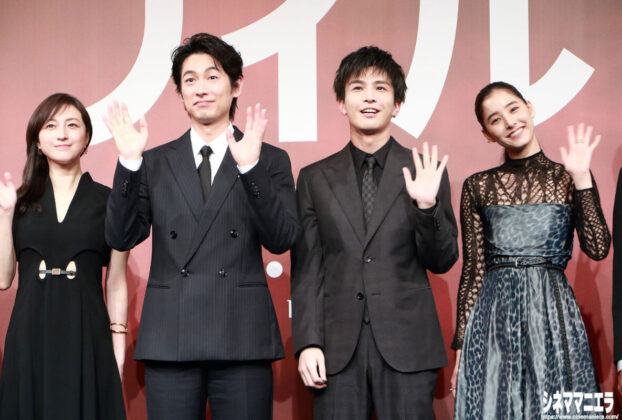 左から広末涼子、ディーン・フジオカ、岩田剛典、新木優子
