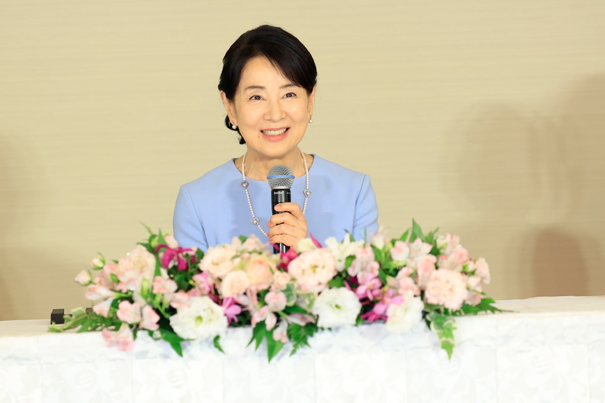 吉永小百合 映画『てっぺんの向こうにあなたがいる』合同記者会見にて